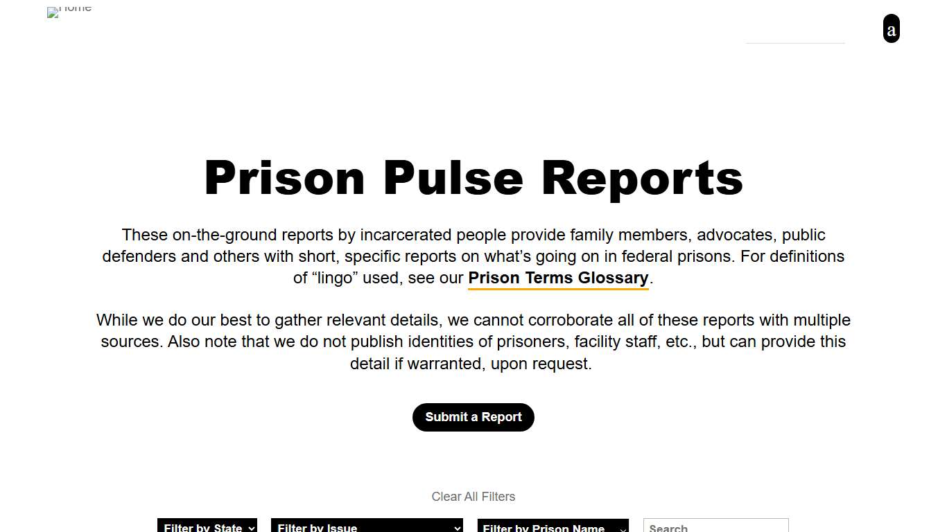 Prison Pulse Reports - More Than Our Crimes